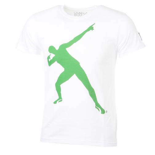 Non Definito T-shirt   Usain Bolt Bianco Verde