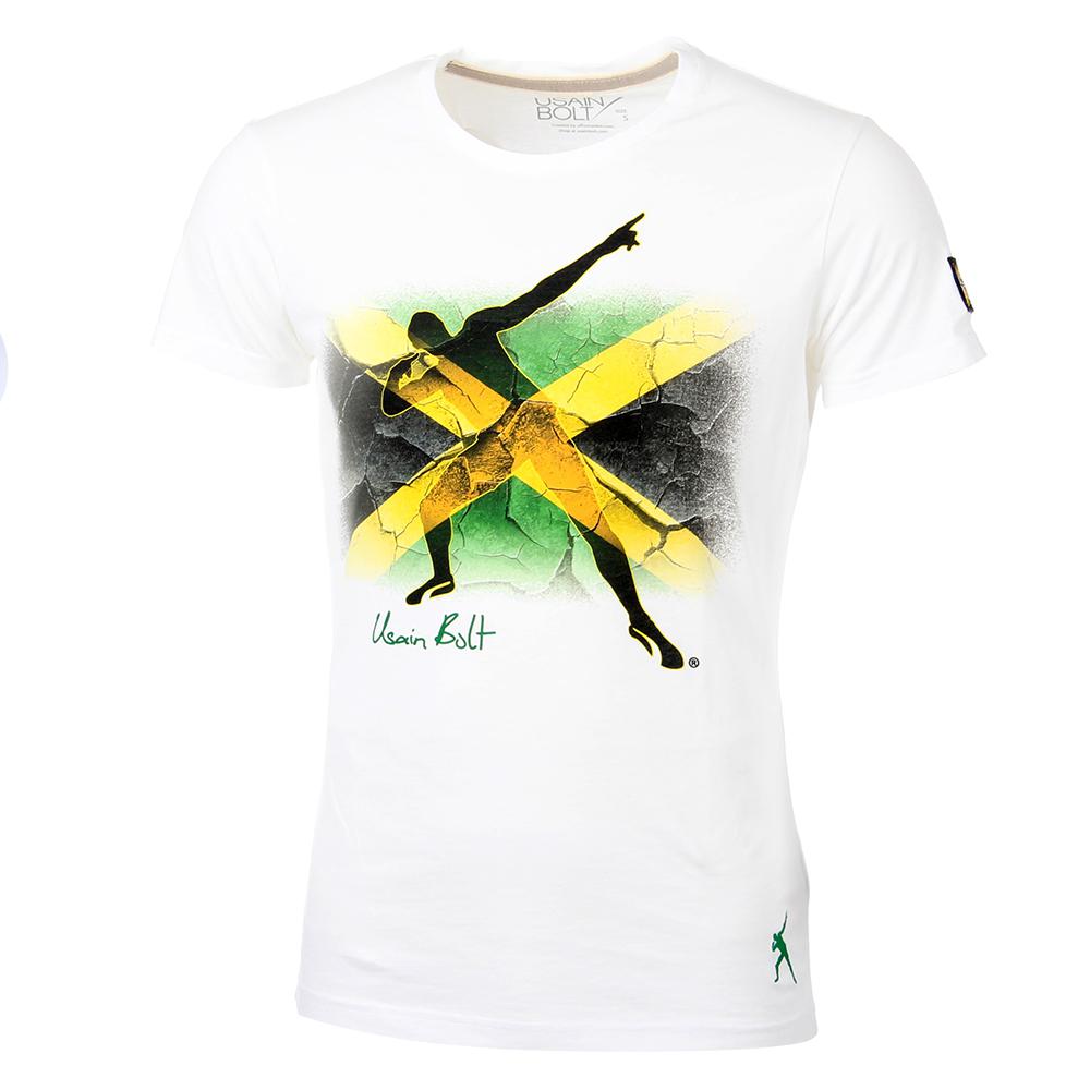 Non Definito T-shirt Flag   Usain Bolt