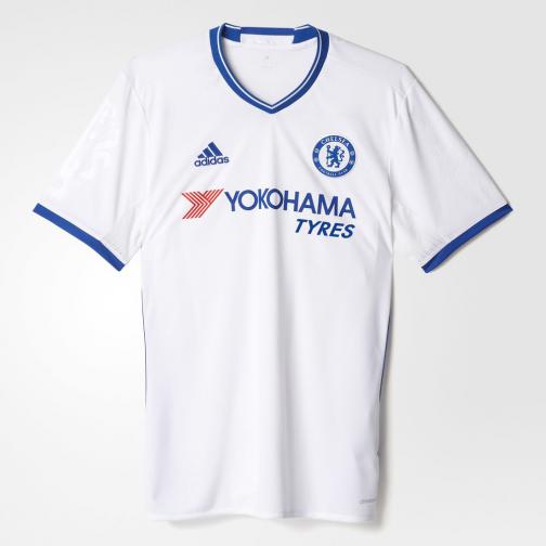 Adidas Shirt Drittel Chelsea   16/17 white/chelsea blue