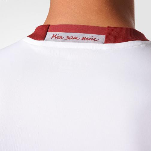Adidas Shirt Champions League Bayern Monaco   16/17 white/light onix/collegiate burgundy Tifoshop
