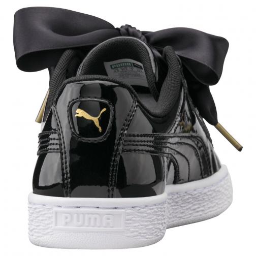 Puma Chaussures Basket Heart Patent Wn's  Femmes Black Tifoshop
