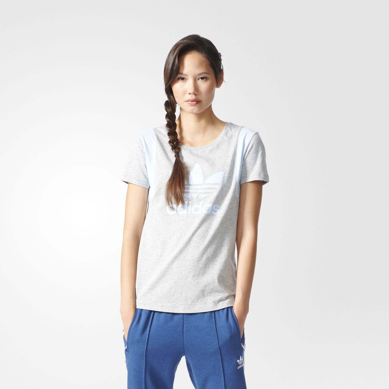 Adidas Originals T-shirt Trefoil Tee  Donna