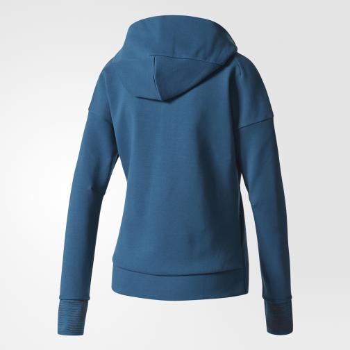 Adidas Sweatshirt Z.n.e. Hood 2 Pulse  Woman PETROL NIGHT F17 Tifoshop
