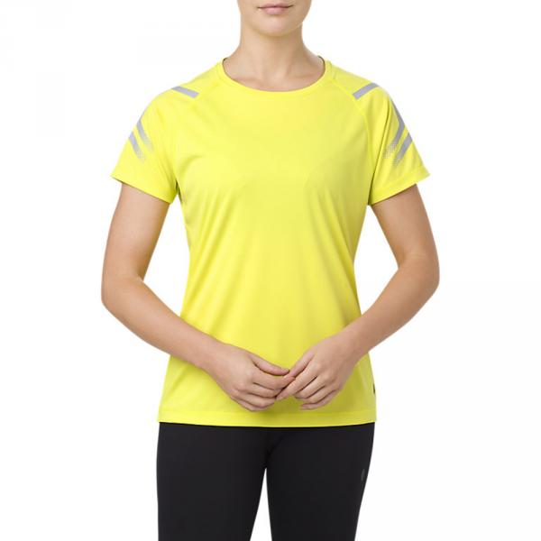 Asics T-shirt Icon  Damenmode SULPHUR SPRING HEATHER