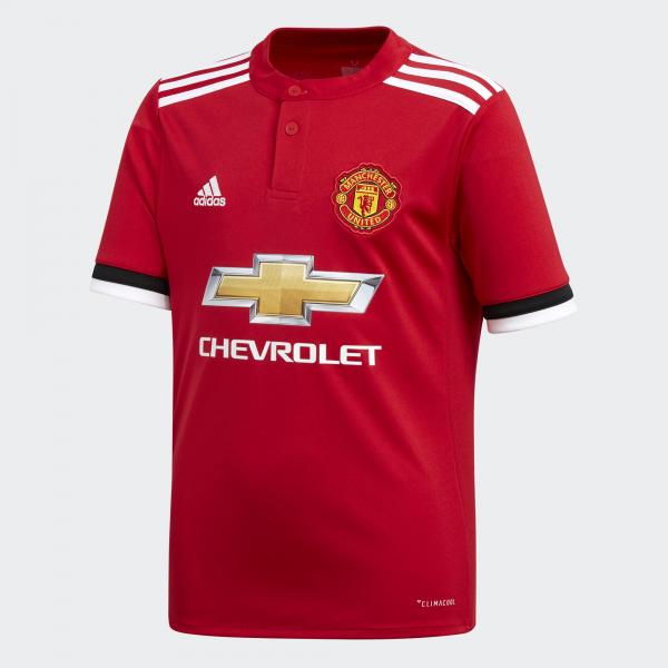 Adidas Jersey Home Manchester United Junior  17/18 Real Red/White/Black