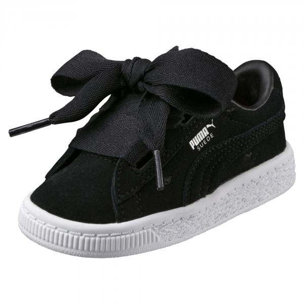 Puma Shoes Suede Heart Valentine Ps  Junior PUMA BLACK-PUMA BLACK