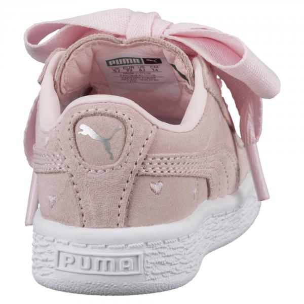 Puma Shoes Suede Heart Valentine Ps  Junior PEARL-PEARL Tifoshop