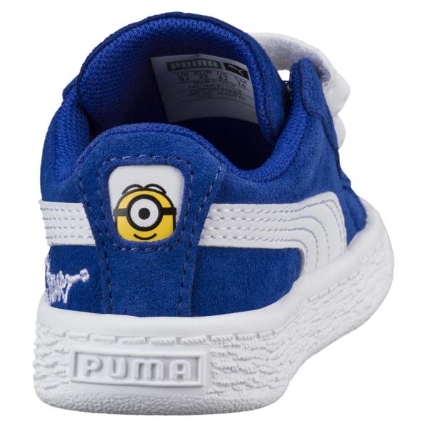 Puma Schuhe Minions Suede V Ps  Juniormode OLYMPIAN BLUE-PUMA WHITE Tifoshop