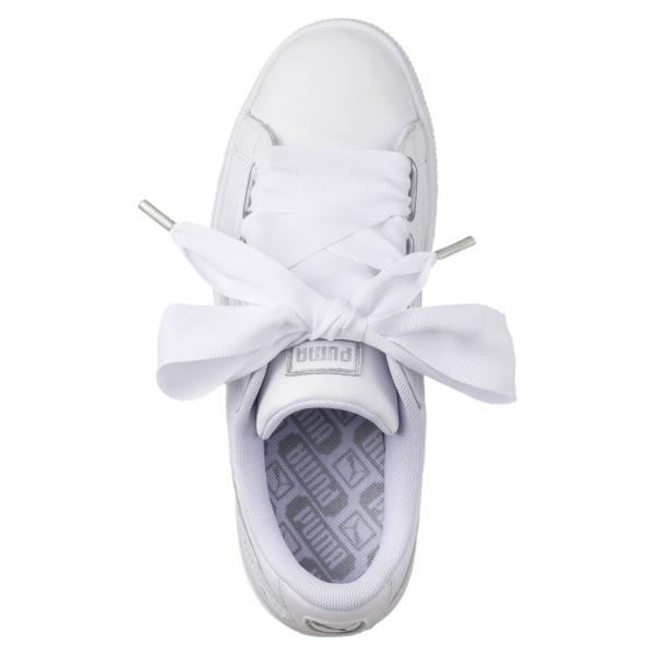 Puma Chaussures Basket Heart Oceanaire  Femmes PUMA WHITE-PUMA WHITE Tifoshop