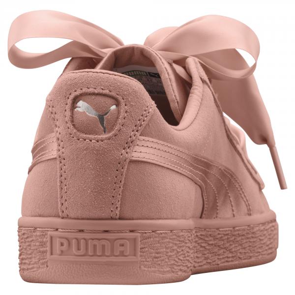 Puma Shoes Suede Heart Ep  Woman PEACH BEIGE-METALLIC BEIGE Tifoshop
