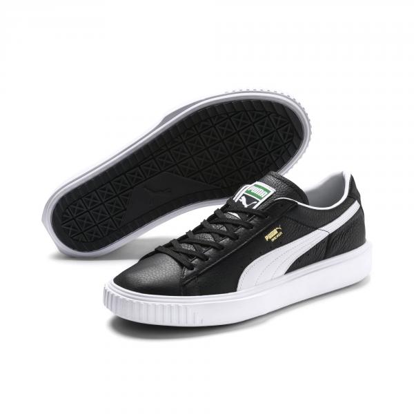 Puma Shoes Breaker Leather PUMA BLACK-PUMA WHITE Tifoshop