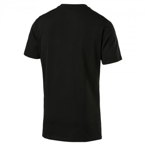 Puma T-shirt Graphic Logo Block COTTON BLACK Tifoshop