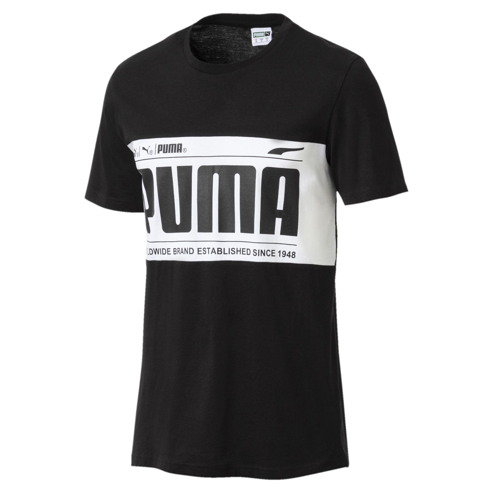 Puma T-shirt Graphic Logo Block
