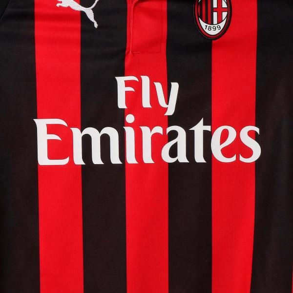 Puma Shirt Home Milan Juniormode  18/19 TANGO RED-PUMA BLACK Tifoshop