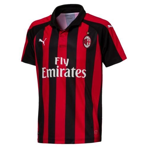 AC Milan HOME Shirt Replica SS KIDS with Sponsor Logo