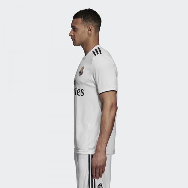 Adidas Maillot De Match Home Real Madrid   18/19 Core White / Black Tifoshop