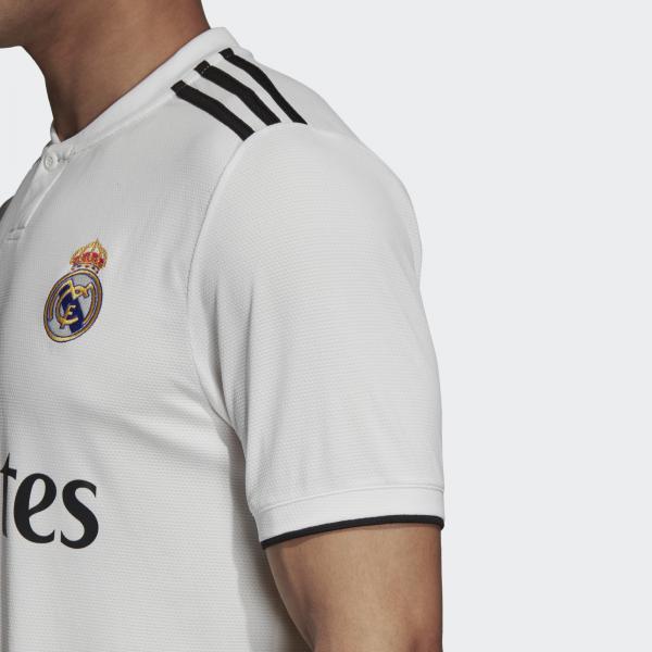Adidas Jersey Home Real Madrid   18/19 Core White / Black Tifoshop