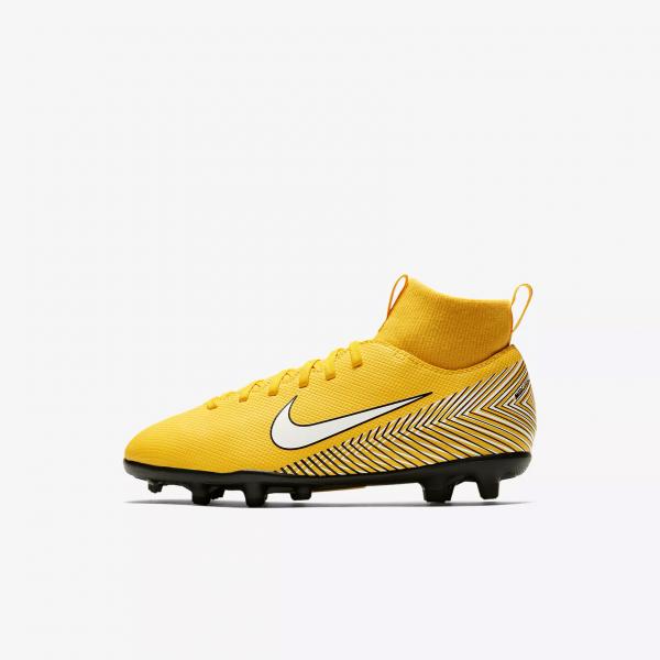 Nike Football Shoes Neymar Jr. Superfly 6 Club Mg  Junior AMARILLO/WHITE-BLACK Tifoshop