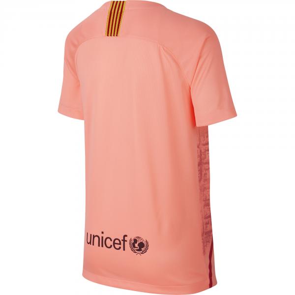 Nike Shirt Drittel Barcelona Juniormode  18/19 LT ATOMIC PINK/SILVER LOGO Tifoshop