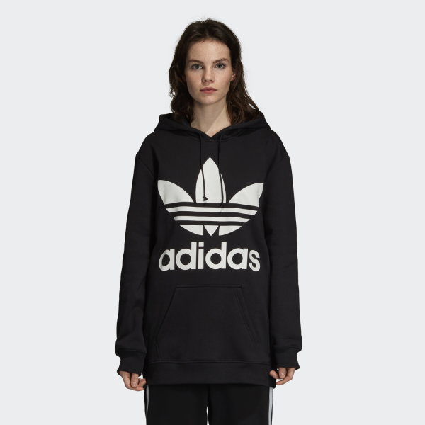 Adidas Originals Sweatshirt Trefoil  Woman BLACK