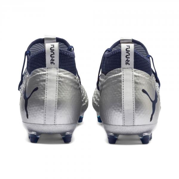 Puma Football Shoes Future 2.2 Netfit Fg Puma Silver-Peacoat Tifoshop