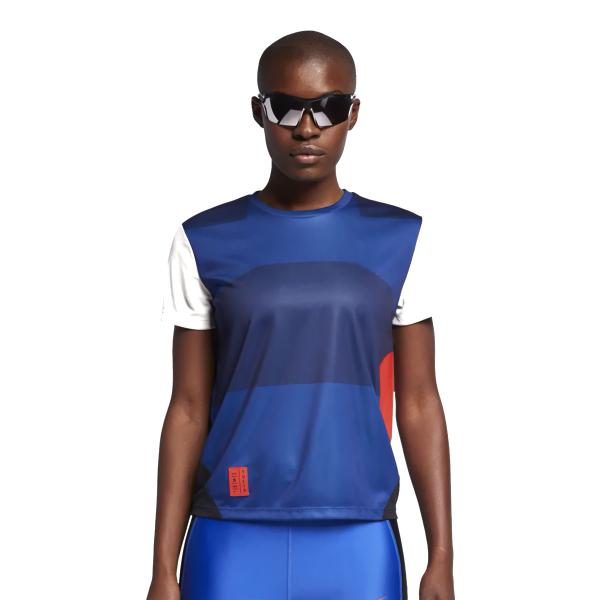 Nike T-shirt Miler Ss Tko  Damenmode GAME ROYAL/BLUE VOID Tifoshop