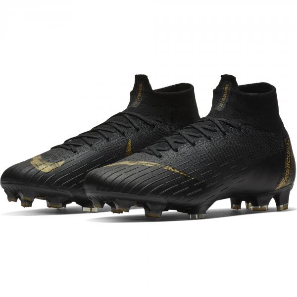 Nike Chaussures De Football Superfly 6 Elite Fg BLACK/MTLC VIVID GOLD Tifoshop