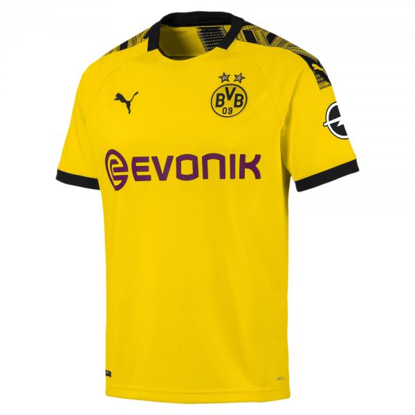 Puma Shirt Home Borussia Dortmund   19/20 CYBER YELLOW-PUMA BLACK