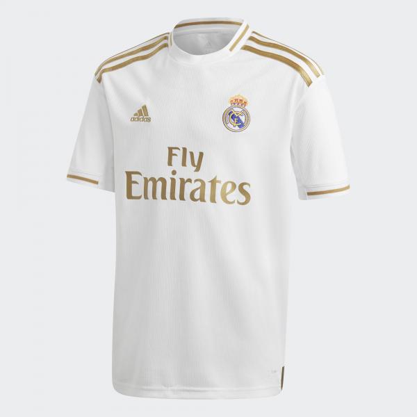 Adidas Maglia Gara Home Real Madrid Junior  19/20 Bianco