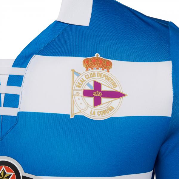 Macron Shirt Home Deportivo La Coruna   19/20 ROYAL / WHITE Tifoshop