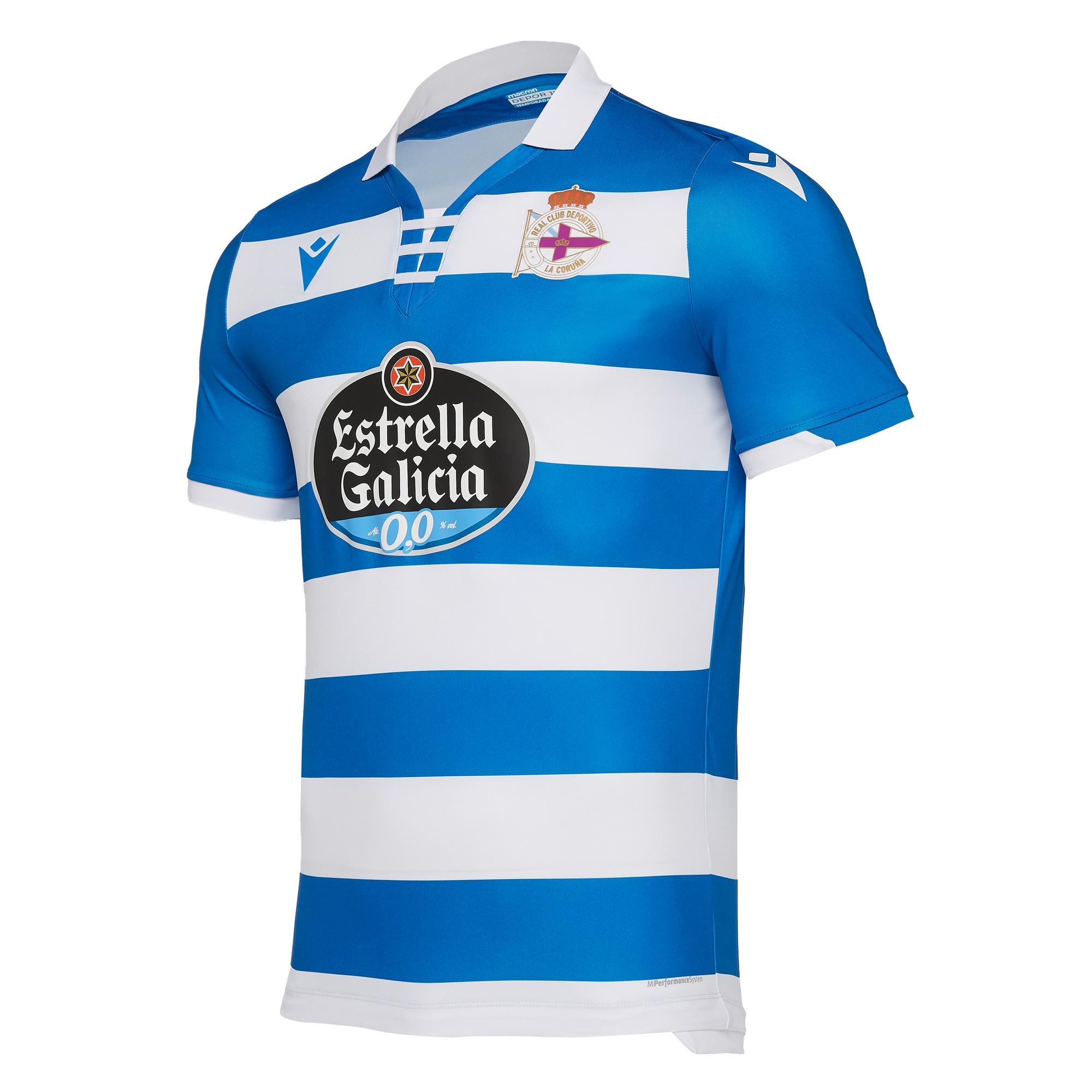 Macron Shirt Home Deportivo La Coruna   19/20