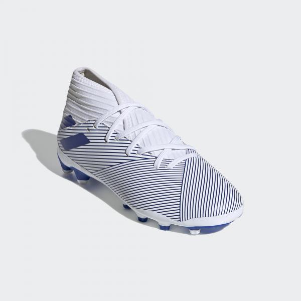 Adidas Football Shoes Nemeziz 19.3 Mg J  Junior ftwr white/team royal blue/team royal blue Tifoshop