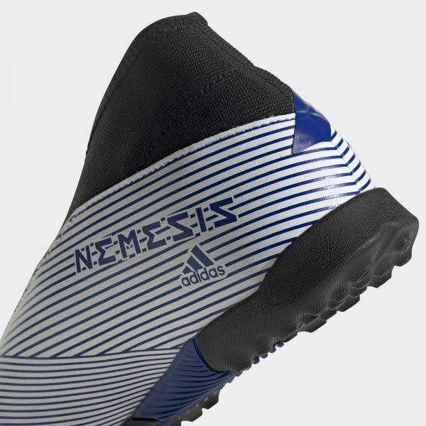 Adidas Chaussures De Futsal Nemeziz 19.3 Ll Tf J  Enfant ftwr white/team royal blue/team royal blue Tifoshop