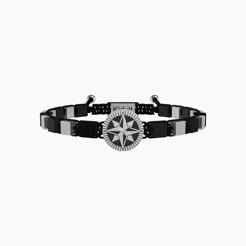 Bracciale Uomo KIDULT Con Ancora E Turchese – Acciaio 316L, Regolabile, Simbolo Di Stabilità – Collezione Kidult Life