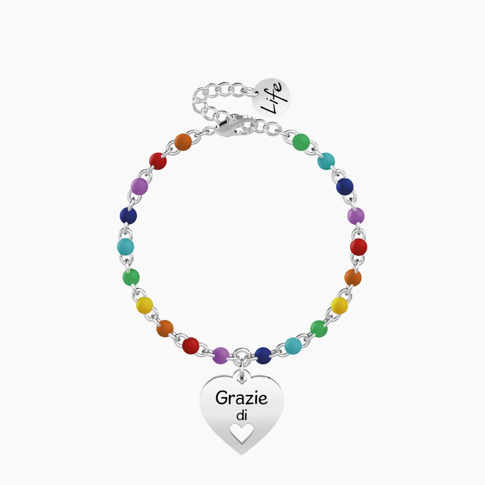 Bracciale Donna Kidult Cuore Amica  Vita - Friendship - AB PREZIOSI BALZANO