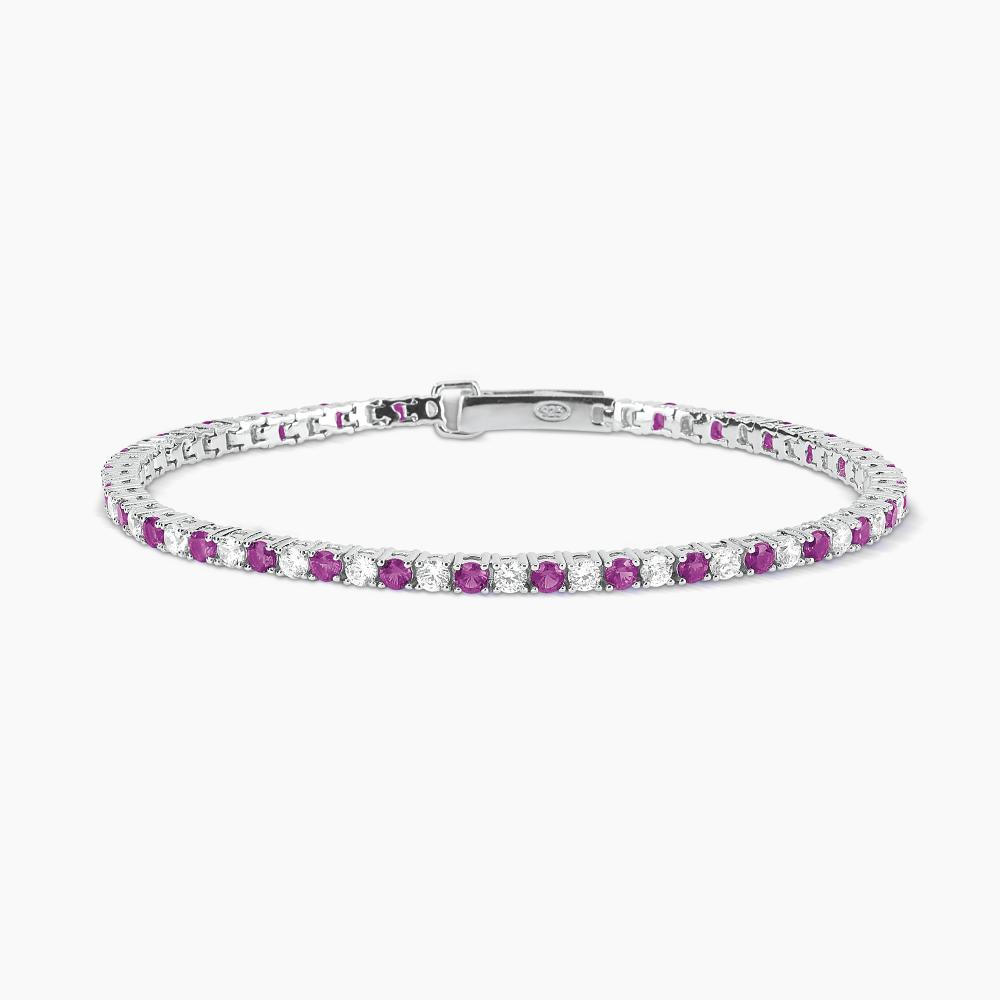Mabina Gioielli Bracciale Tennis Club, Taglia: Medium
