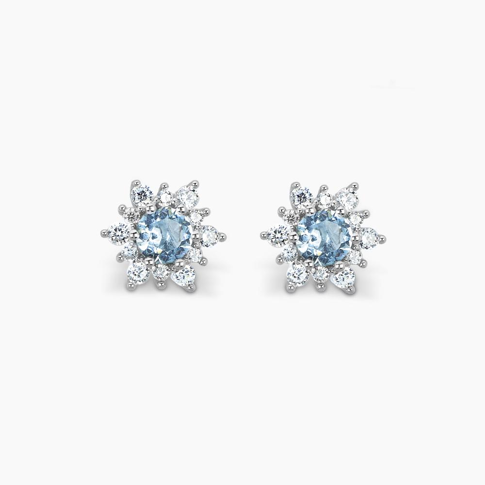 Mabina Gioielli Orecchini Light Blue, Taglia: Unica