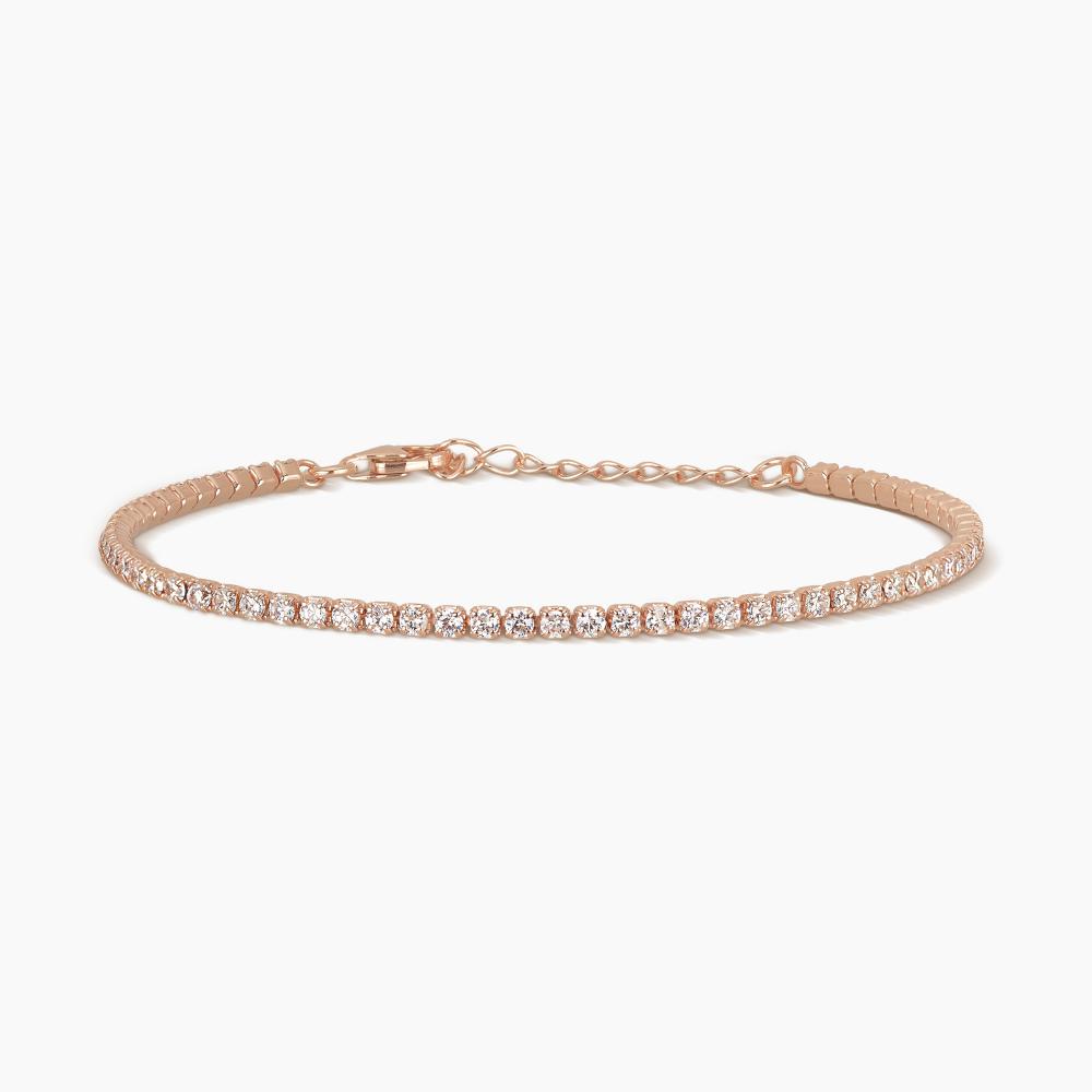 Mabina Gioielli Bracciale Mini Tennis, Taglia: Unica