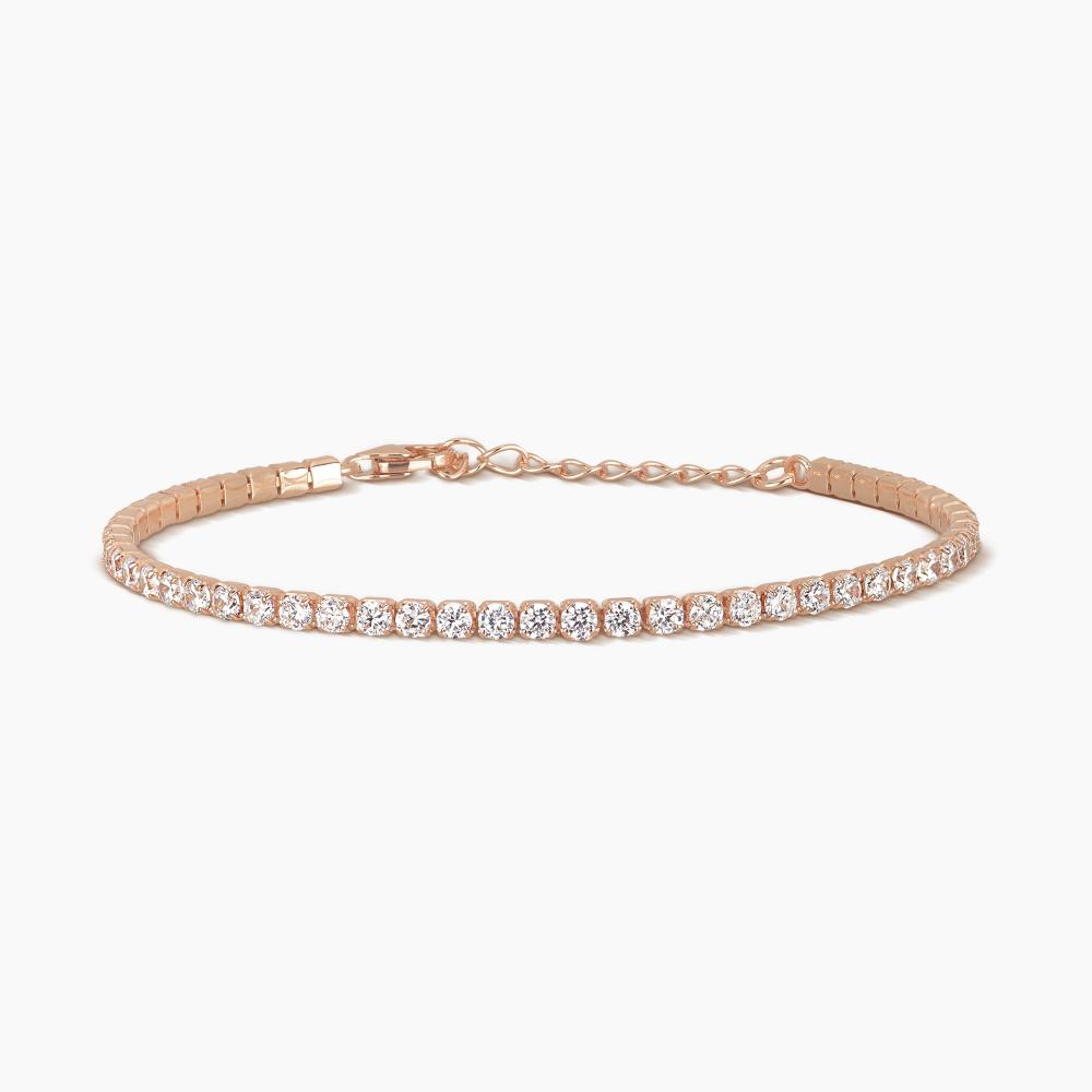 Mabina Gioielli Bracciale Mini Tennis, Taglia: Unica