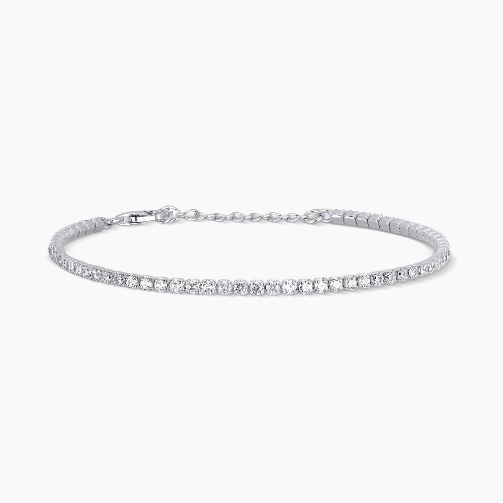 Mabina Gioielli Bracciale Mini Tennis, Taglia: Unica