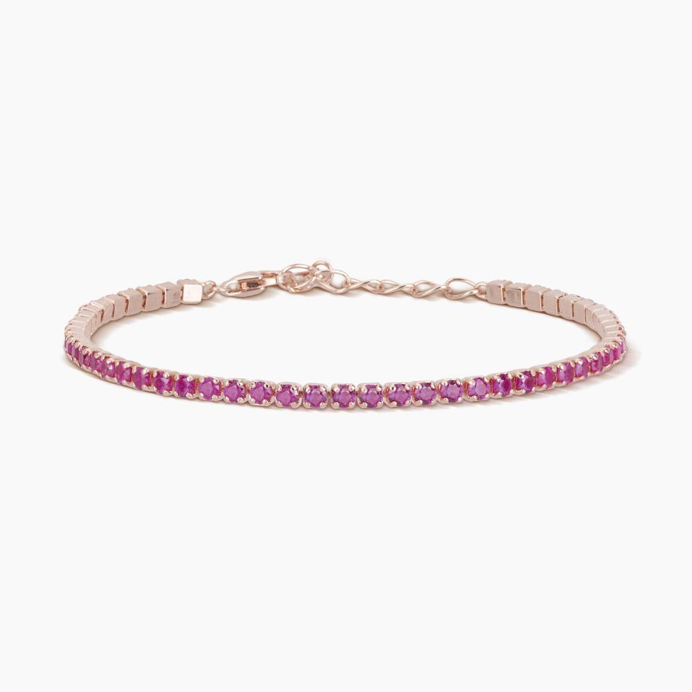 Mabina Gioielli Bracciale Mini Tennis, Taglia: Unica