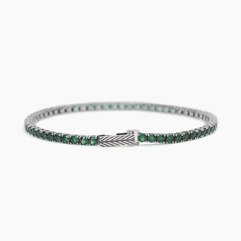 Mabina Gioielli Bracciale Tennis Club, Taglia: Medium