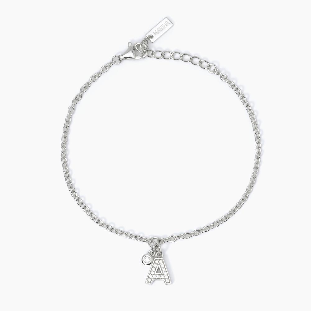 Mabina Gioielli Bracciale Lettera Equot;aequot; A, B, Cool, Taglia: Unica