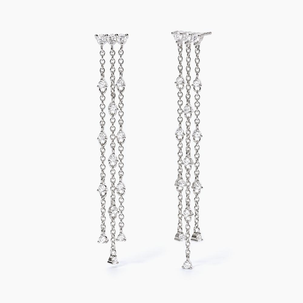 Mabina Gioielli Orecchini Chandelier Long Night, Taglia: Unica