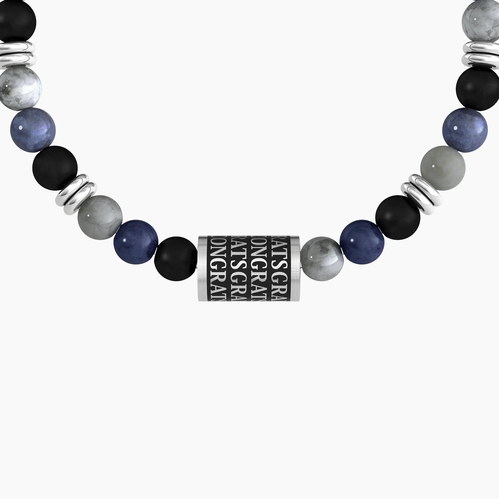 Bracciale Uomo Kidult In Acciaio Con Pietre – Modello Grad Congratulazioni – Special Moments 731989