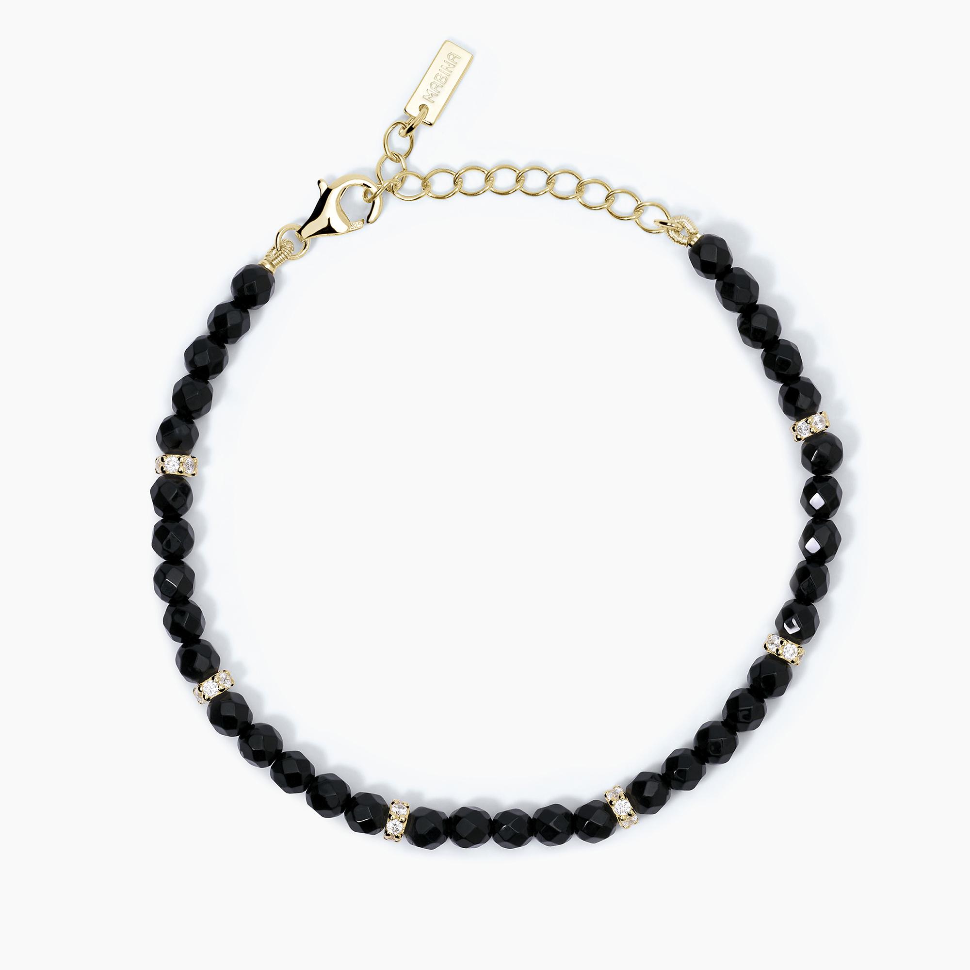 MATERIA Bracciale Donna 1 Mm In Argento 925 Con Occhiello Per Ciondolo - Regolabile 18-21 Cm