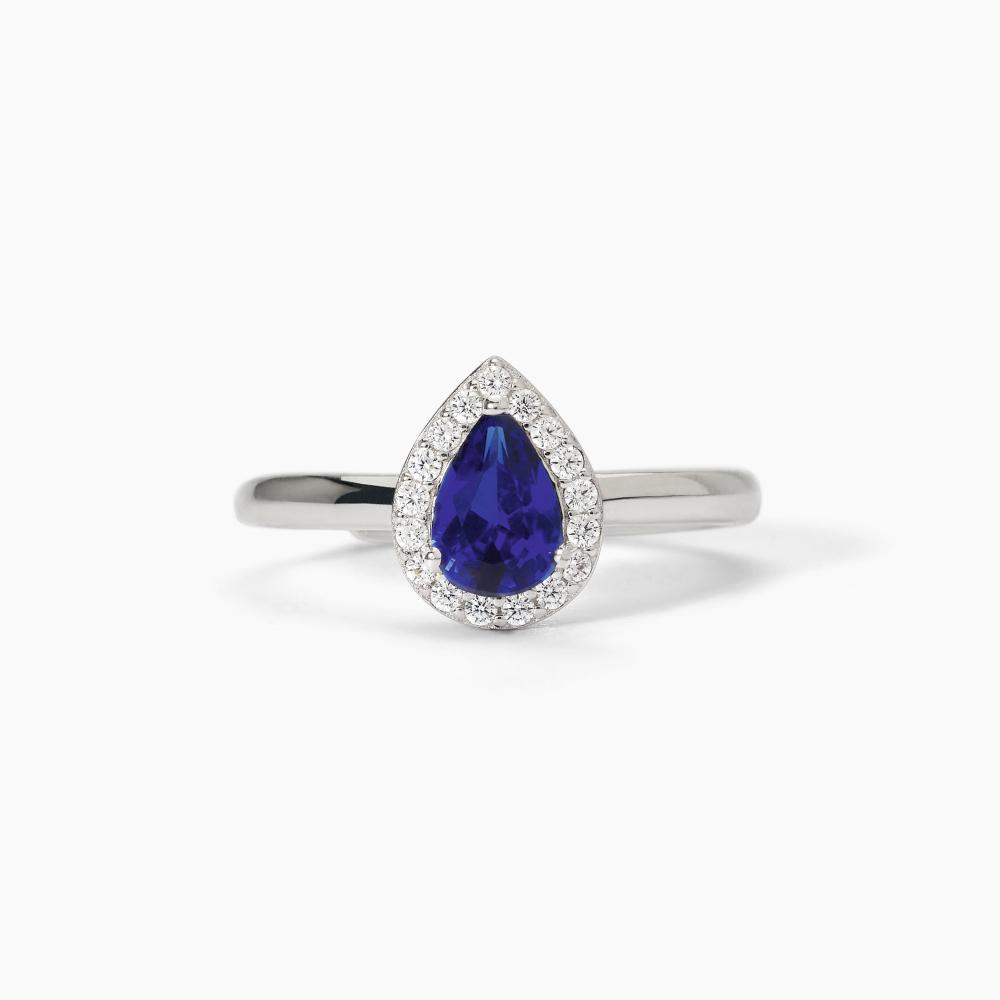 Mabina Gioielli Anello In Argento Con Zaffiro Sintetico Cool Or Rétro?, Taglia: Unica