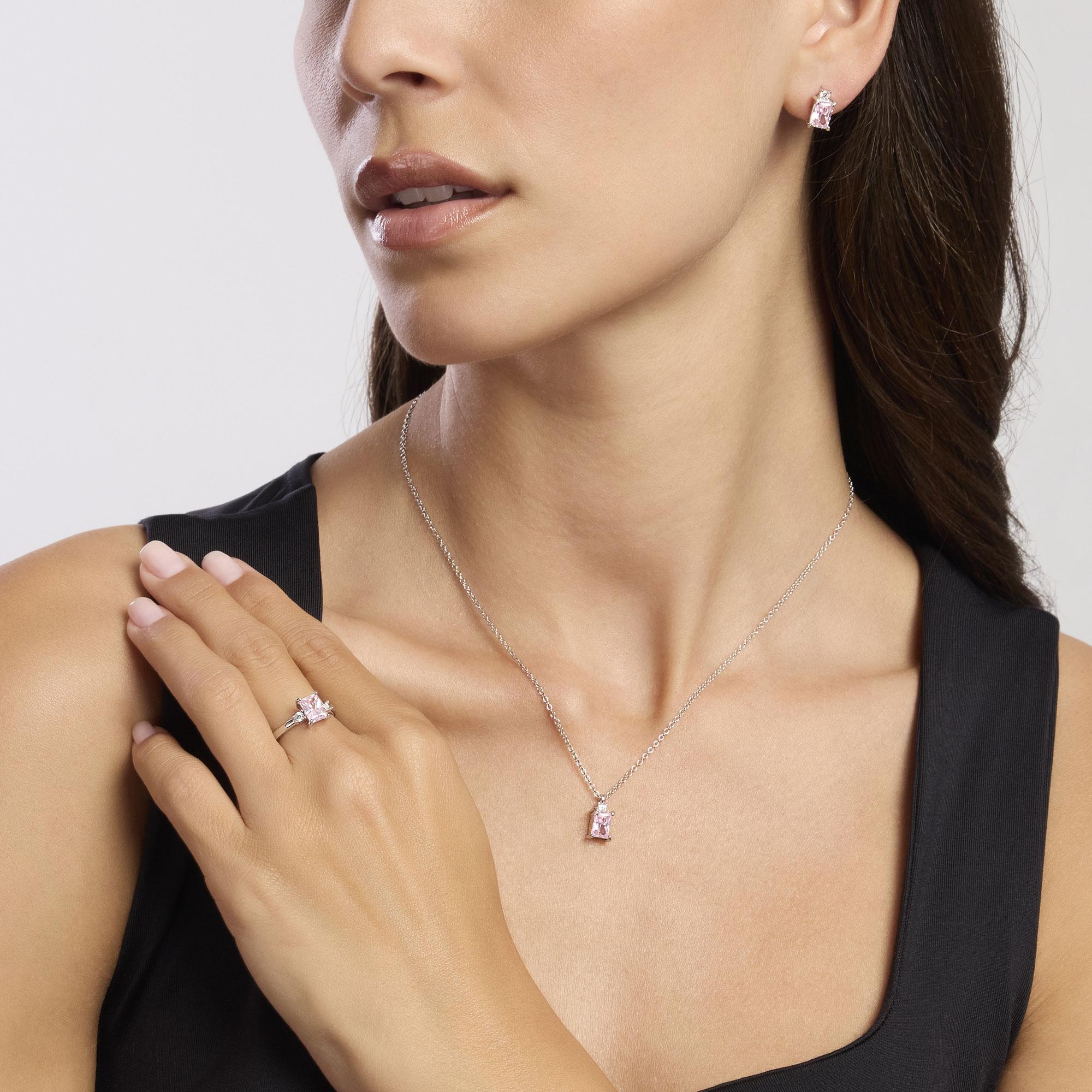 Orecchini Donna Cerchi Con Zirconi - Argento 925 E Brillantini | Design Moderno E Elegante - Foto 9