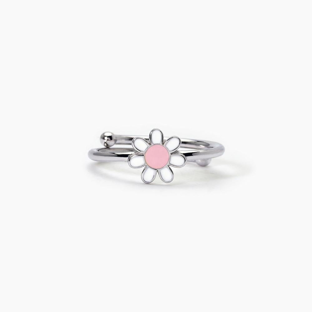Mabina Gioielli Anello In Argento Con Margheritina Daisy, Taglia: Unica