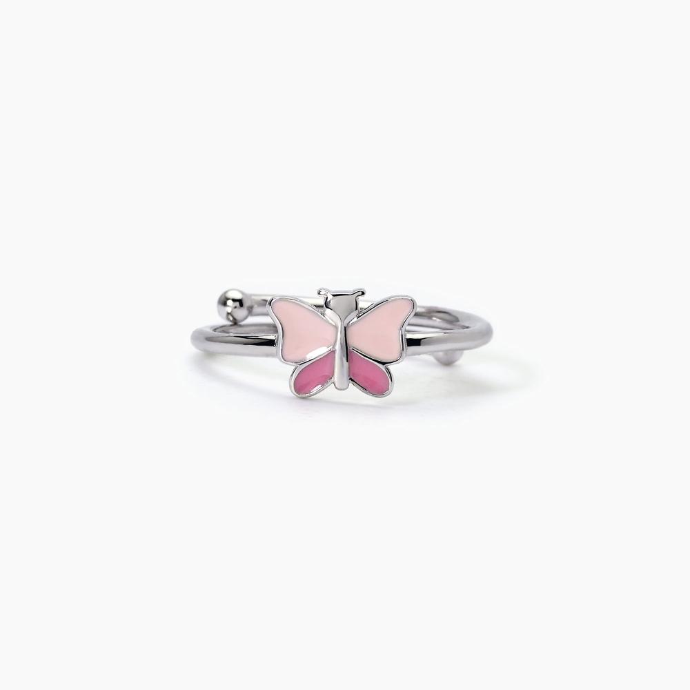 Mabina Gioielli Anello In Argento Con Farfallina Butterfly, Taglia: Unica